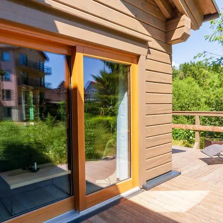 Nyaraló Blockhouse 8 Mit Sauna, Terrasse Und Grill