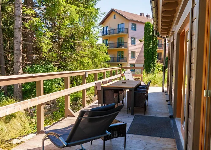 Blockhouse 8 Mit Sauna, Terrasse Und Grill Tatil Evi