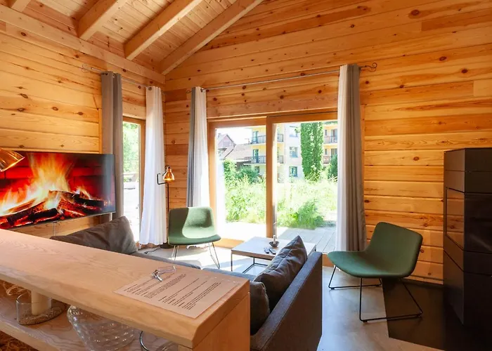 Tatil Evi Blockhouse 8 Mit Sauna, Terrasse Und Grill Braunlage