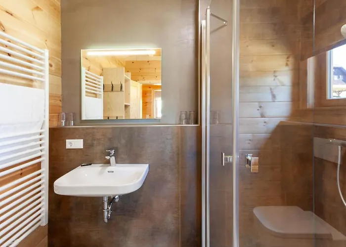 Tatil Evi Blockhouse 8 Mit Sauna, Terrasse Und Grill Braunlage