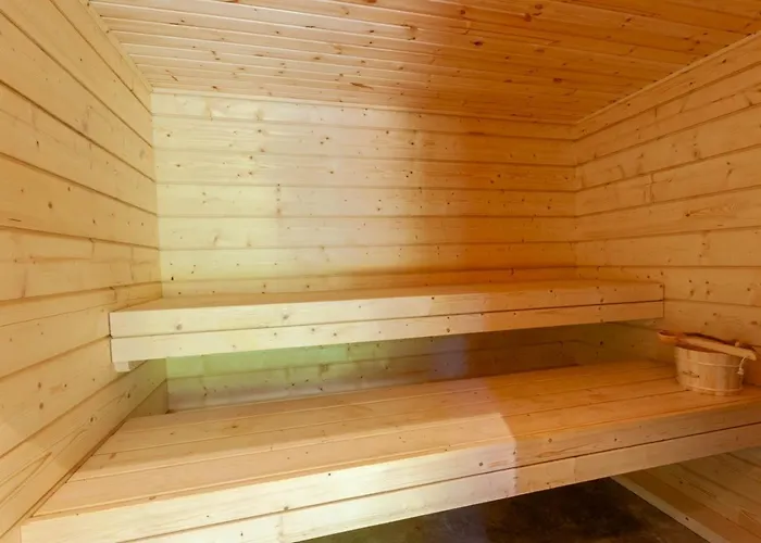 Blockhouse 8 Mit Sauna, Terrasse Und Grill Tatil Evi