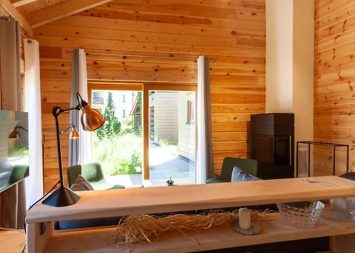 Tatil Evi Blockhouse 8 Mit Sauna, Terrasse Und Grill