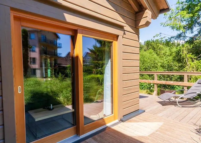 Tatil Evi Blockhouse 8 Mit Sauna, Terrasse Und Grill